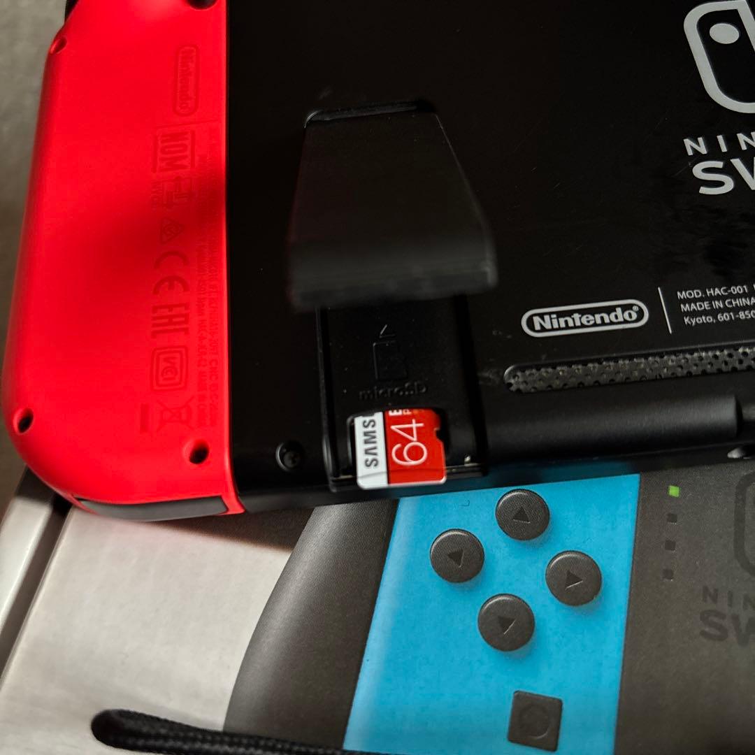 M*i様 Nintendo Switch 本体 (SDカード&ガラスフィルム付)