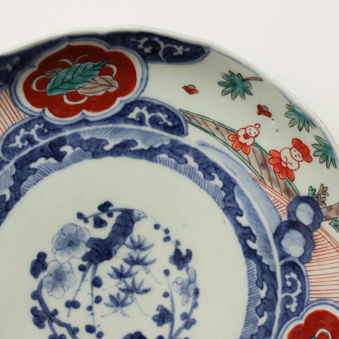 伊万里　古伊万里　江戸　色絵　7寸　皿　金継ぎ　材料