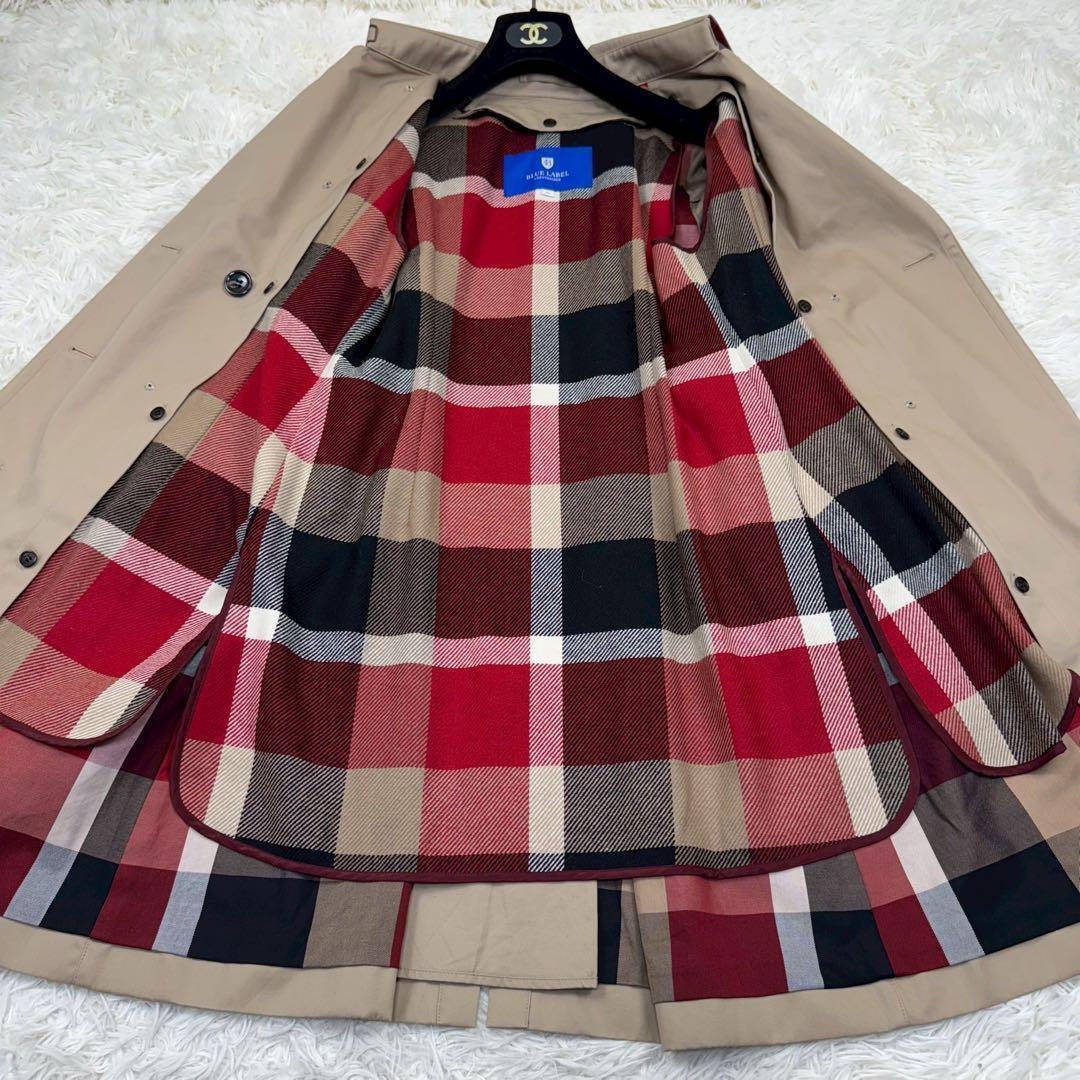 極美品✨ブルーレーベルクレストブリッジ　トレンチコート ライナー ハニーベージュ