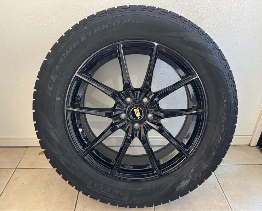 【美品/SUBARU】XV / フォレスター黒ホイール冬タイヤセット4本