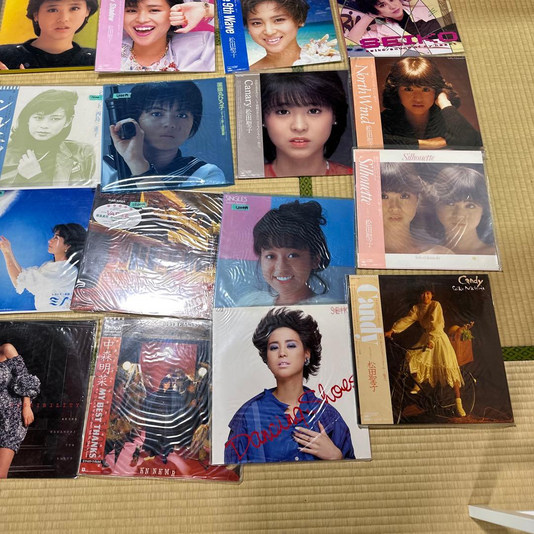 大量 LP 昭和 女性アイドル J-pop 中森明菜 山口百恵 石川ひとみ など