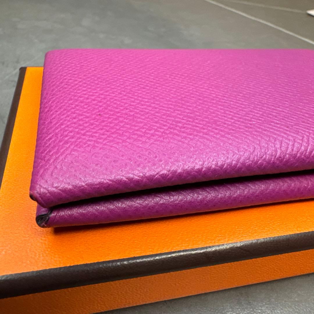 HERMES エルメス カルヴィデュオ　パスケース  ケース エプソン
