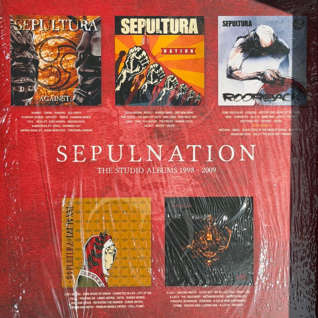 美品レコード盤 SEPULTURA SEPULNATION 1998-2009