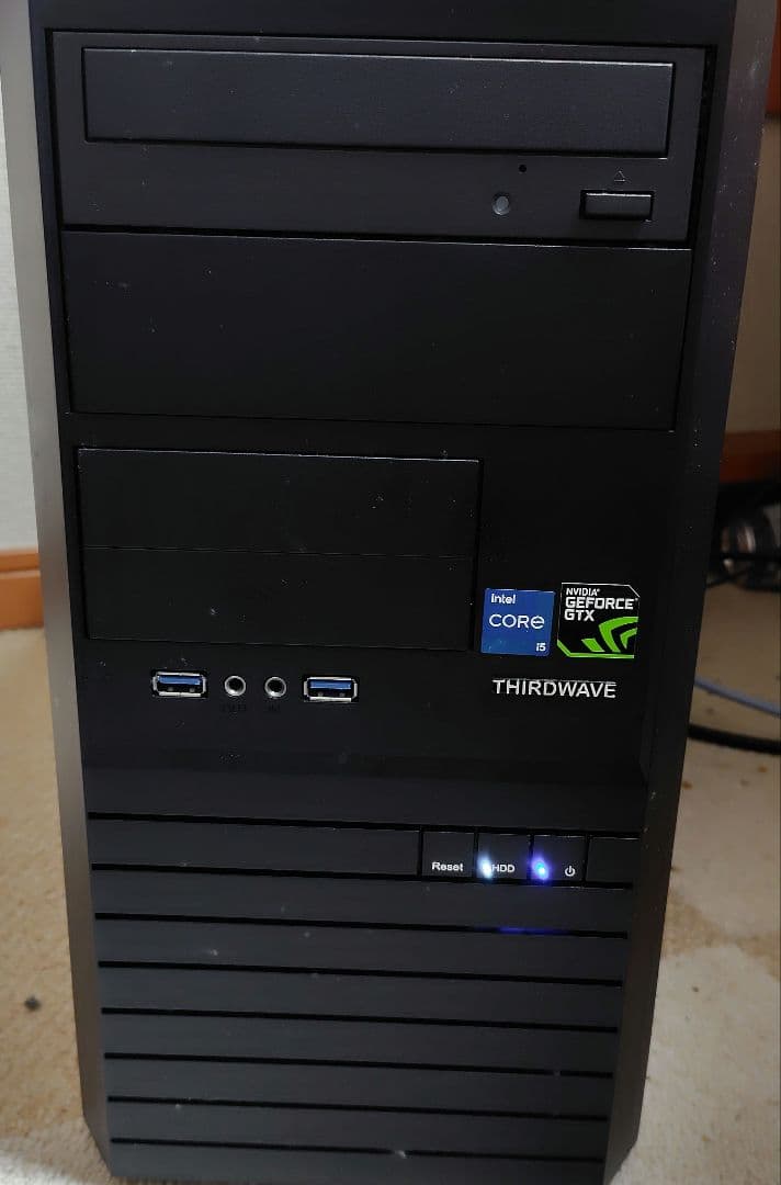 ゲーミングPC i5-12400 GTX1650 メモリ16GB SSD500