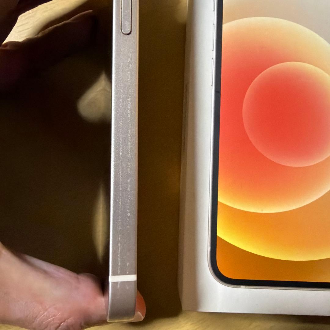 ［ジャンク品］iPhone 12 miniホワイト 箱付き