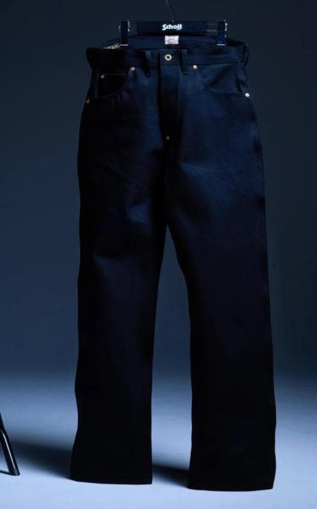 Schott × Lee COWBOY BLACK DENIM　pants 32