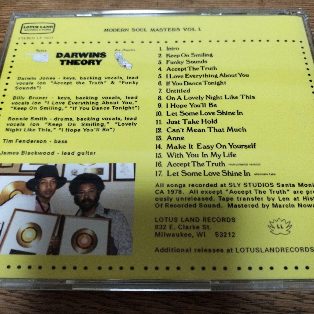 洋楽 Darwin's Theory Modern Soul Masters 1