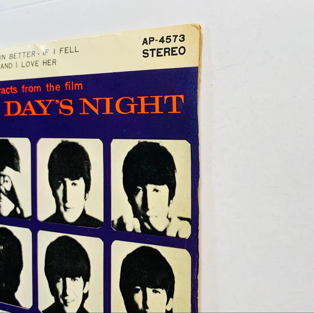アップル赤盤 帯付☆ビートルズがやってくる ヤア！ヤア！ヤア！ サントラ盤