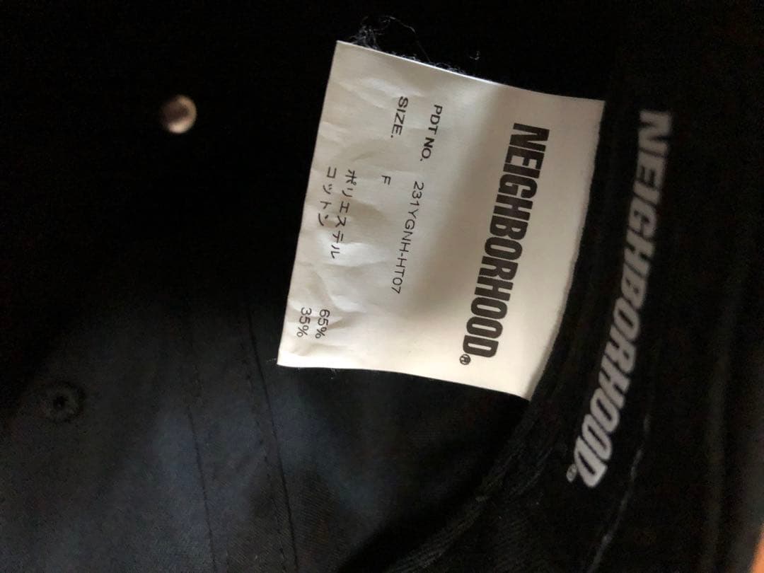 送料込み NEIGHBORHOOD CAP ネイバーフッド キャップ ブラック