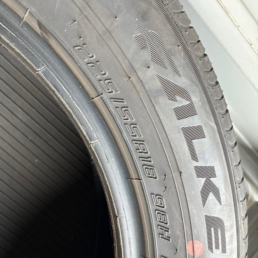 ファルケンZIEX 225/55R18 4本中古