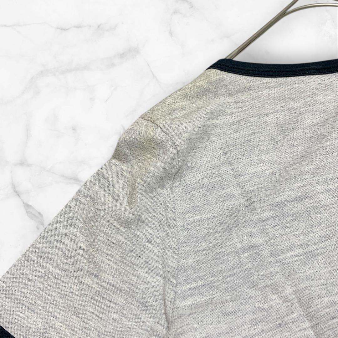 Louis Vuitton ルイヴィトン ヘンリーネック 半袖Tシャツ グレー