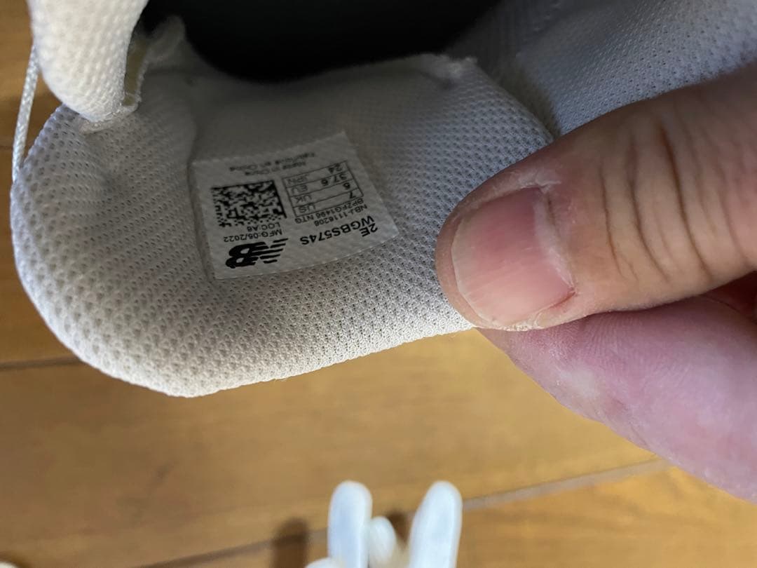 New Balance ゴルフシューズ シルバー グローブ付き