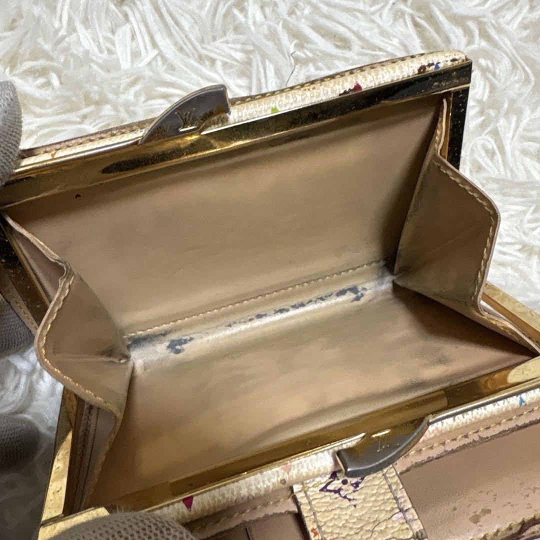 Louis Vuitton モノグラムマルチカラー ブロン 二つ折り財布