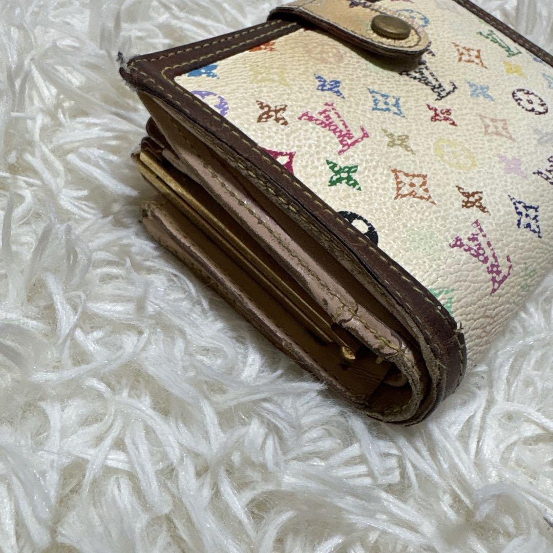 Louis Vuitton モノグラムマルチカラー ブロン 二つ折り財布