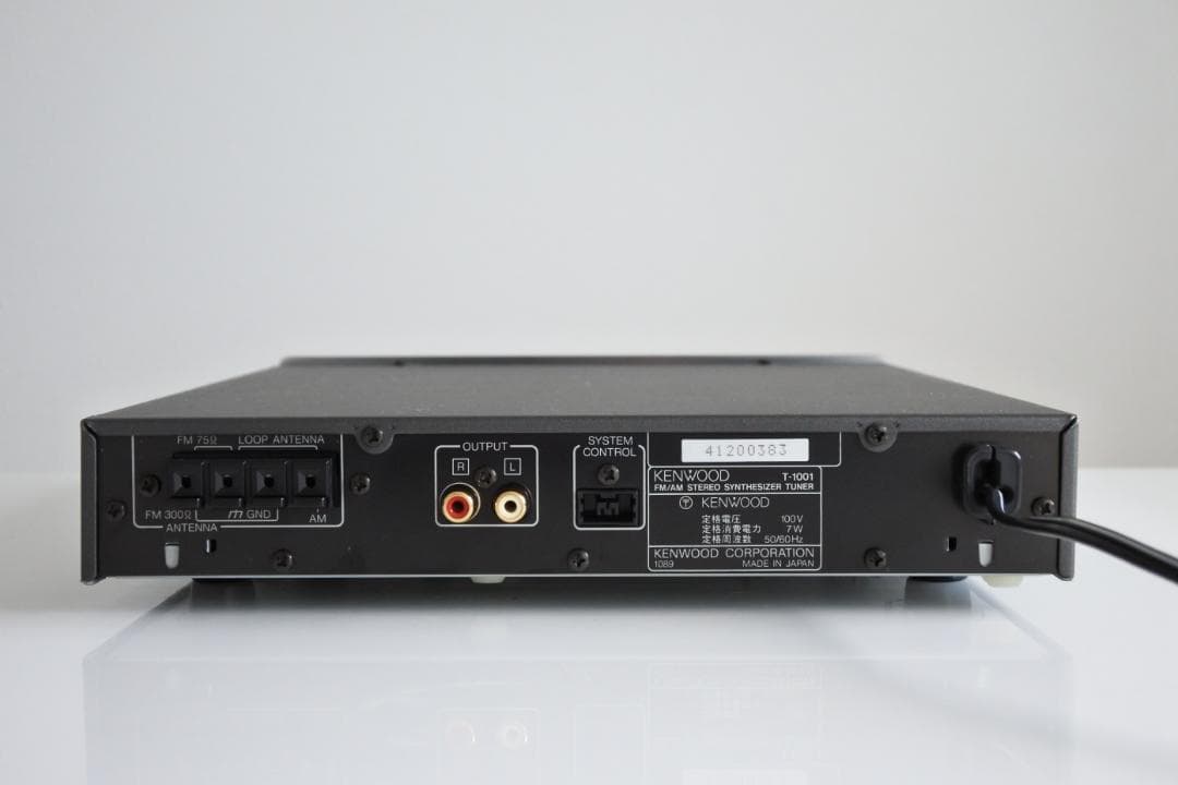 ■KENWOOD T-1001 FM/AMチューナー　正常動作品■