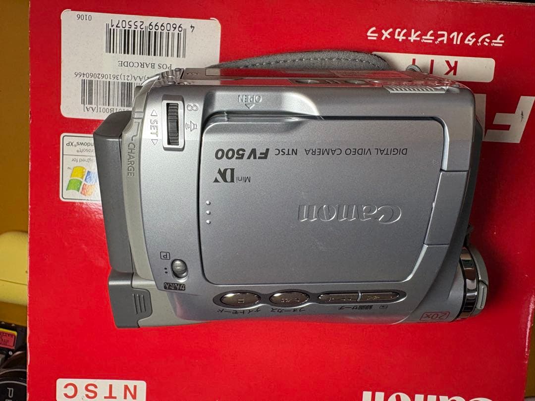 Canon デジタルビデオカメラ NTSC FV500 元箱　美品