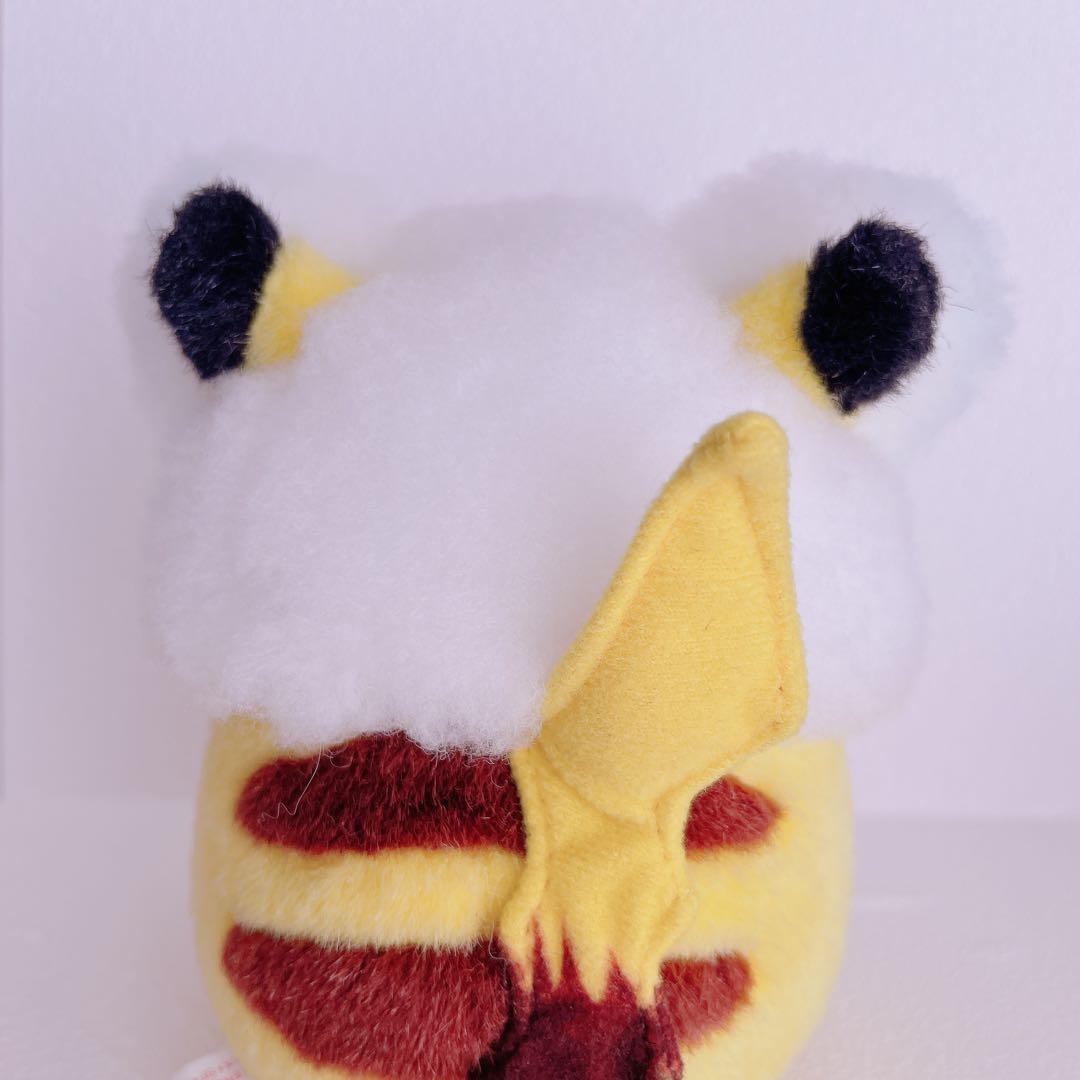 初期ピカチュウ　ハンドメイド　ホワホワさん帽子（ミント）