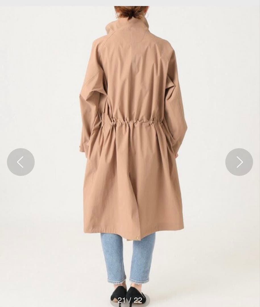 Plage Zip long プルゾン ベージュ