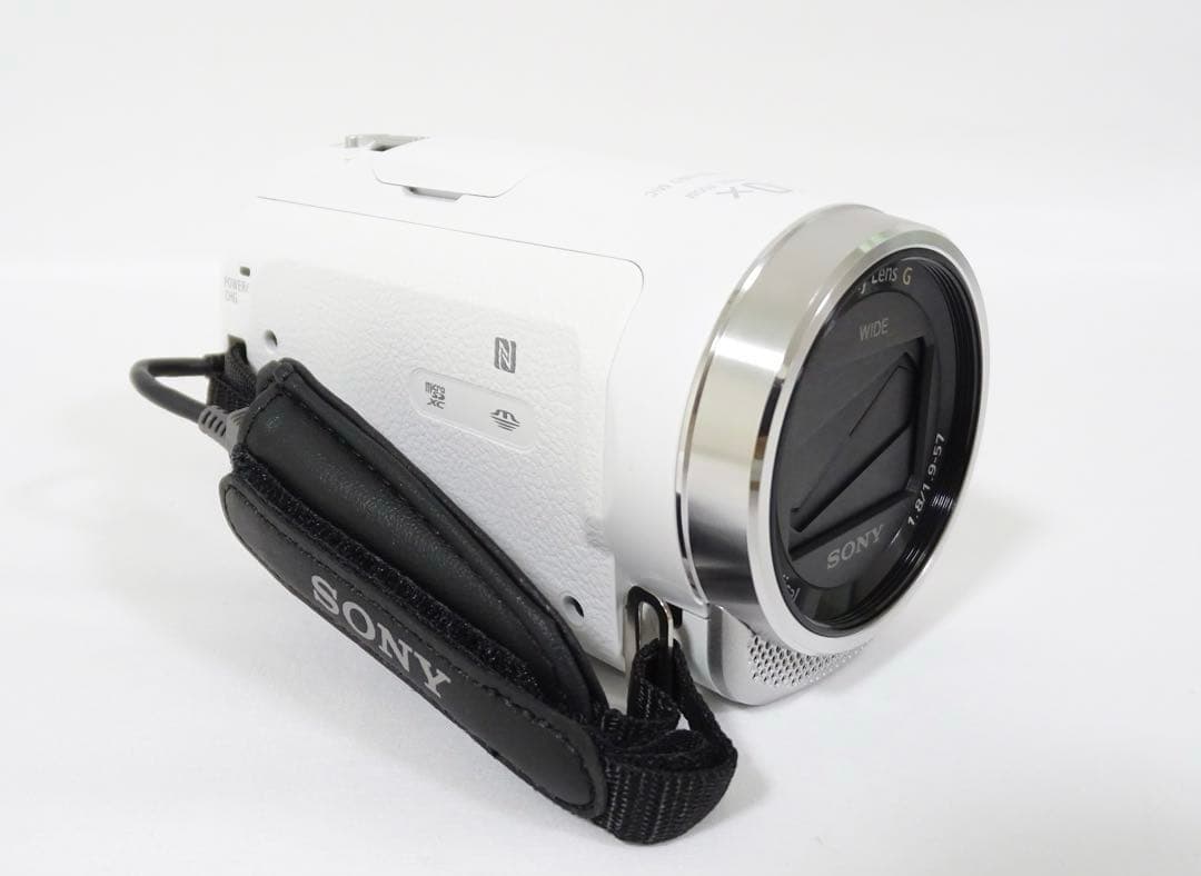 【ほぼ新品】 ソニー Sony HDR-CX680 ホワイト ビデオカメラ 元箱