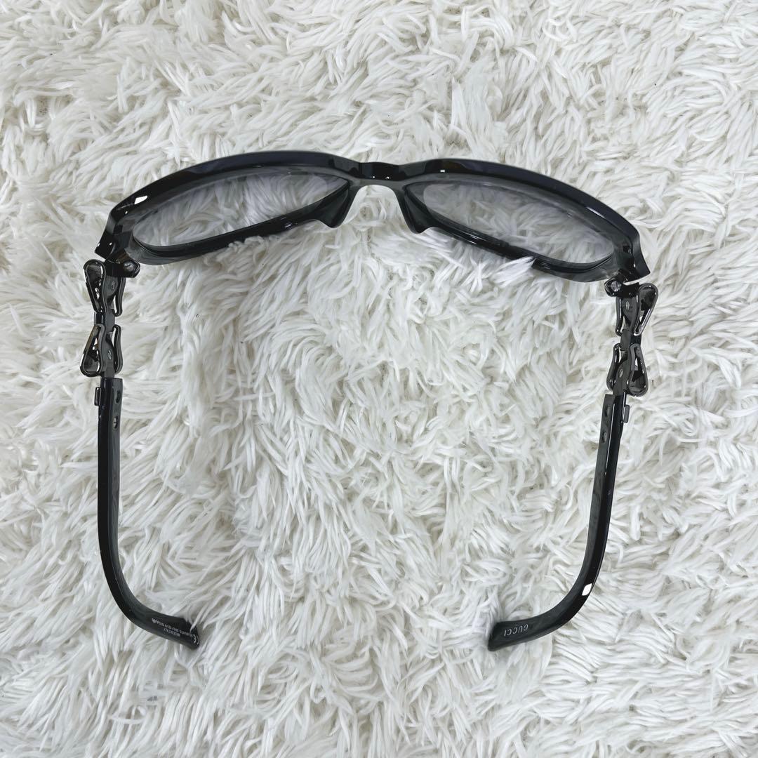 GUCCI グッチ サングラス リボンバックル　度なし　ブラウン　3014