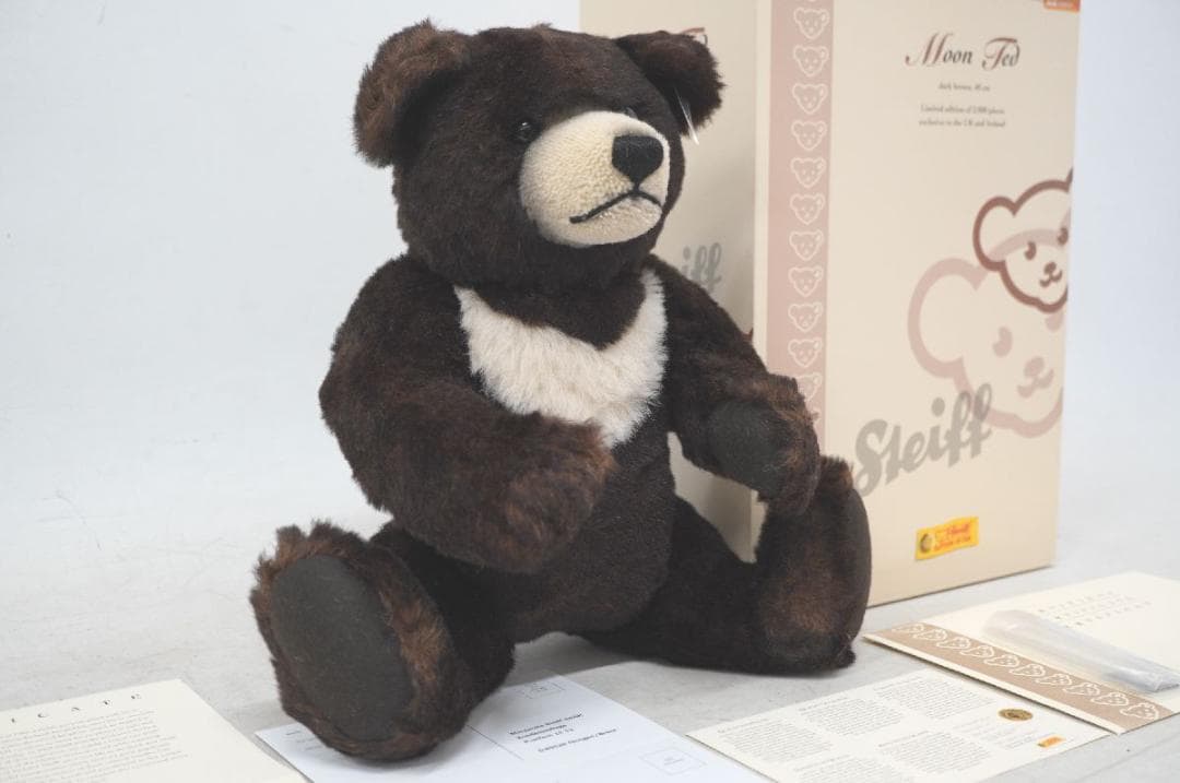 【M02-13】 Steiff シュタイフ ムーンテッド テディベア ぬいぐるみ