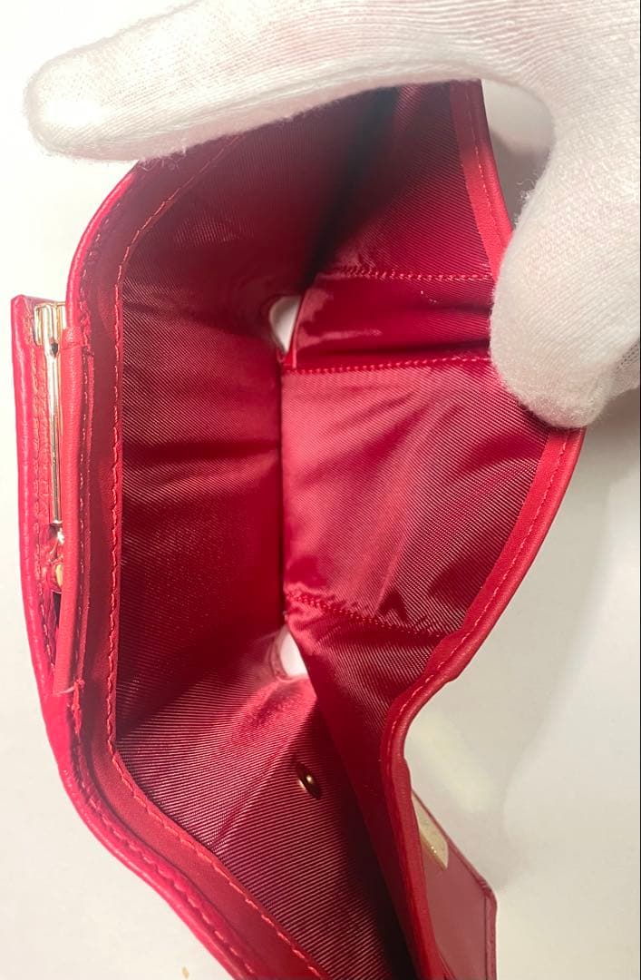 【新品未使用】Vivienne Westwood レッド 三つ折り財布