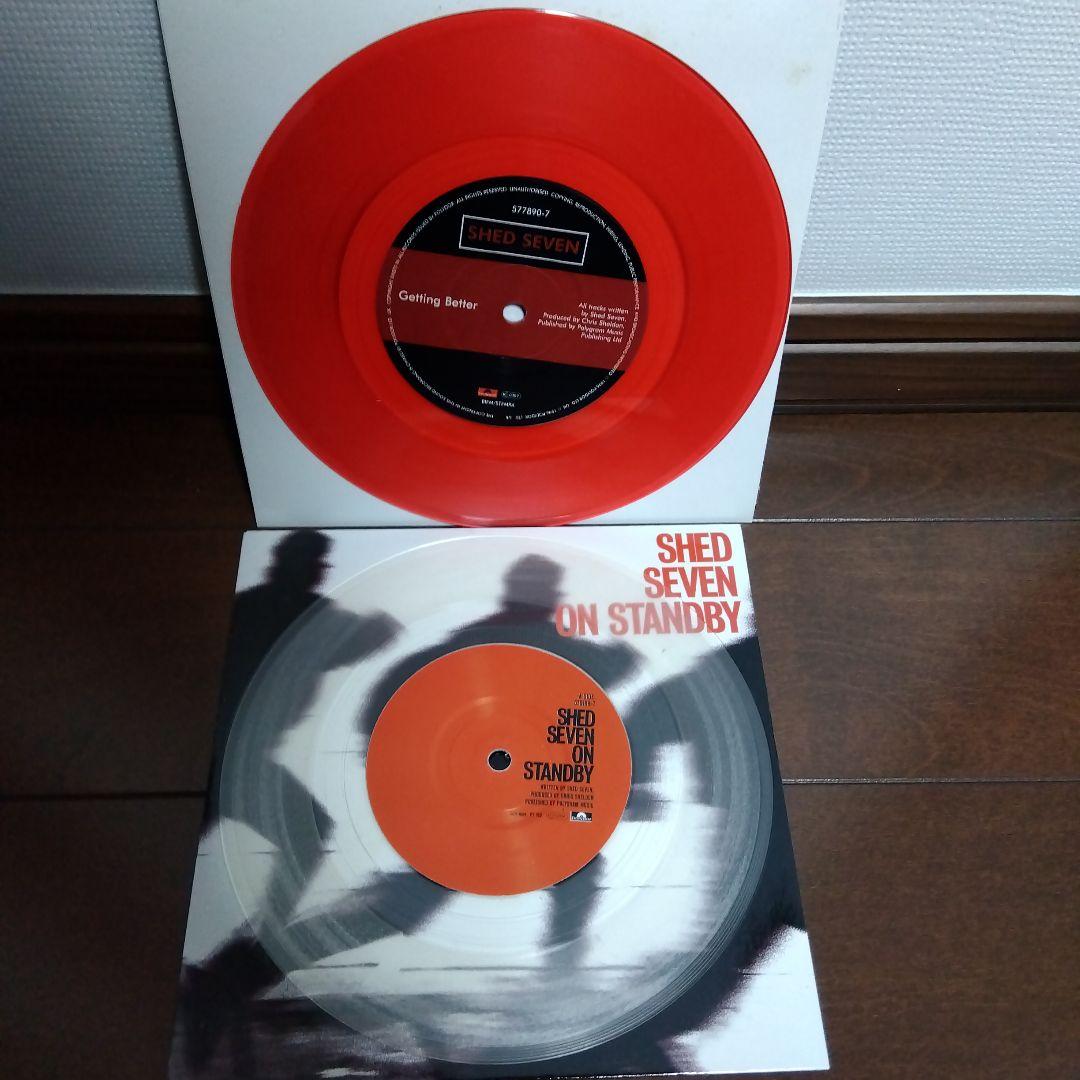 shed seven 未開封!ベスト盤LP•7\"ep 3枚セット