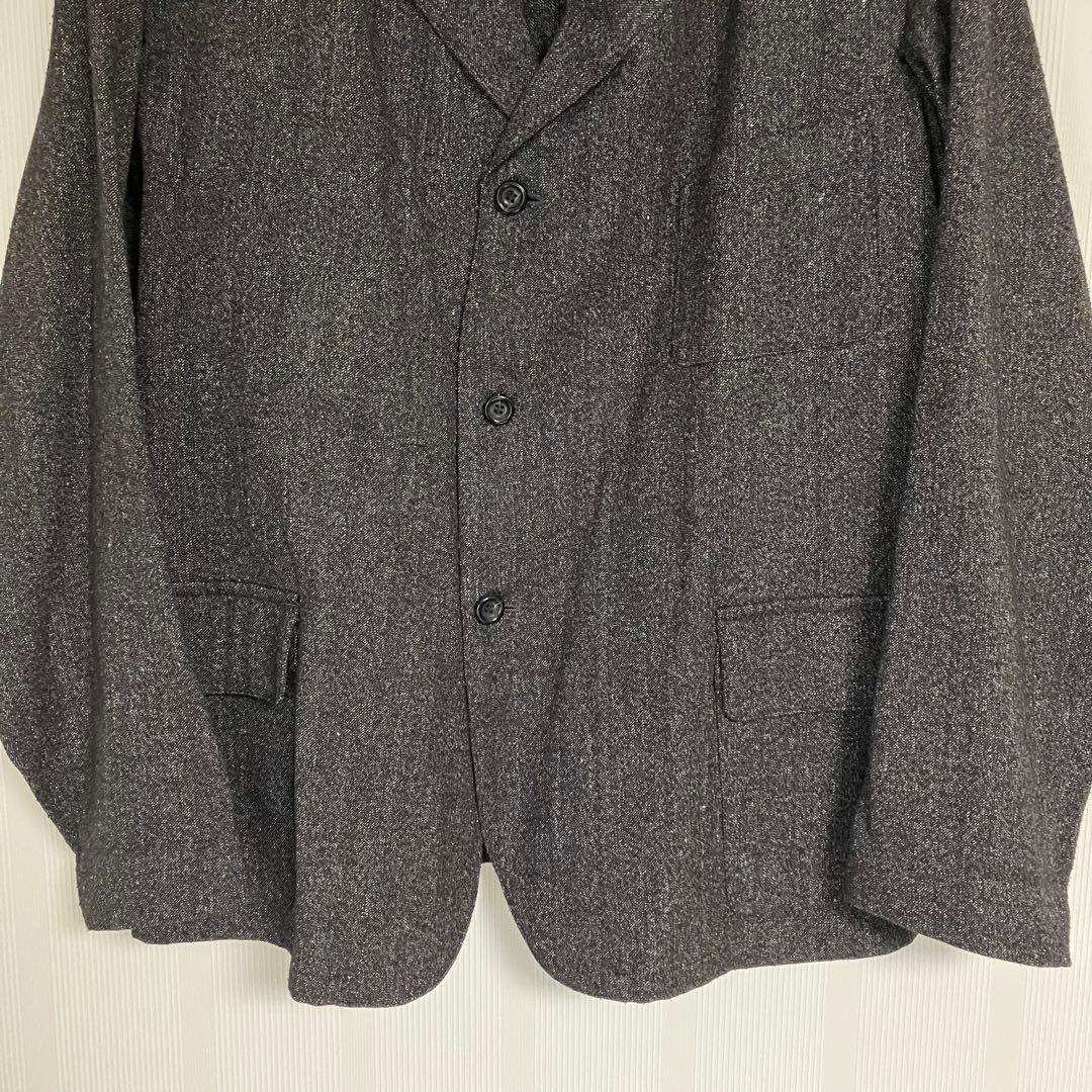 希少AUBERGE eiffel noir ブラックシャンブレー38サックコート