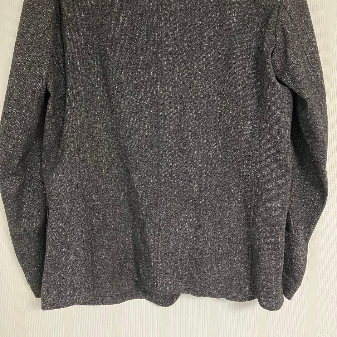 希少AUBERGE eiffel noir ブラックシャンブレー38サックコート