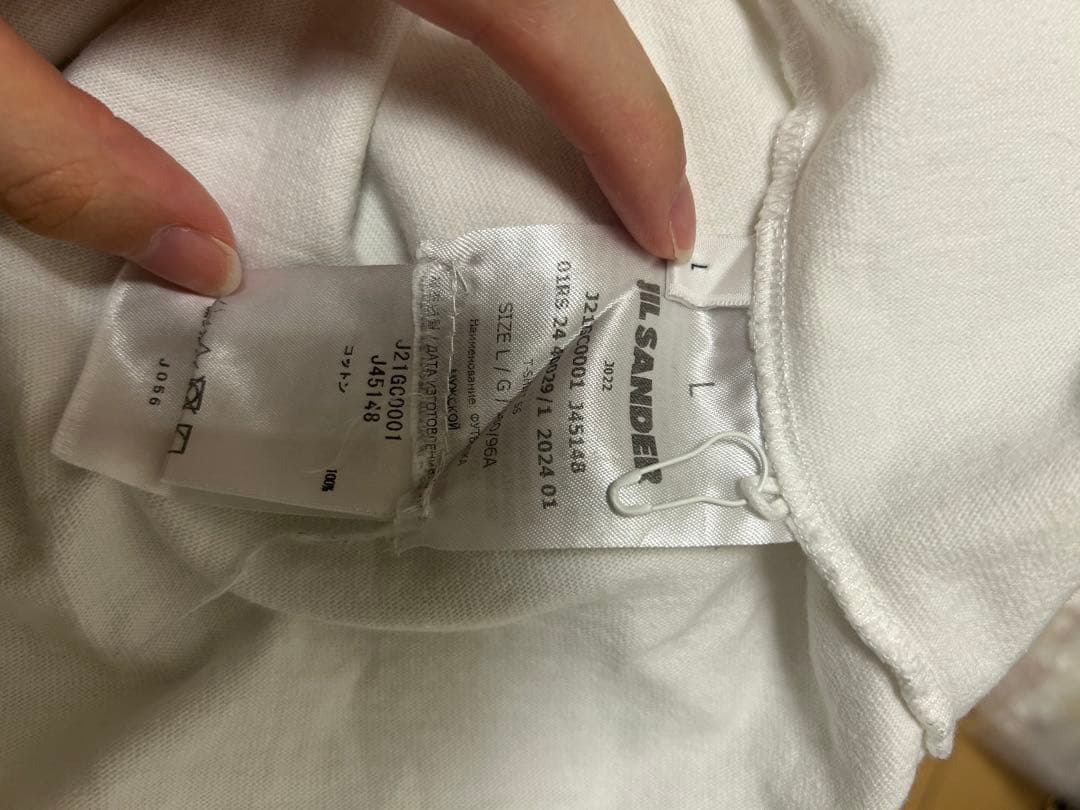 JIL SANDER オーバーサイズTシャツ ホワイト