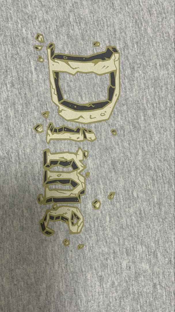 Dime グレー Tシャツ ロゴプリント