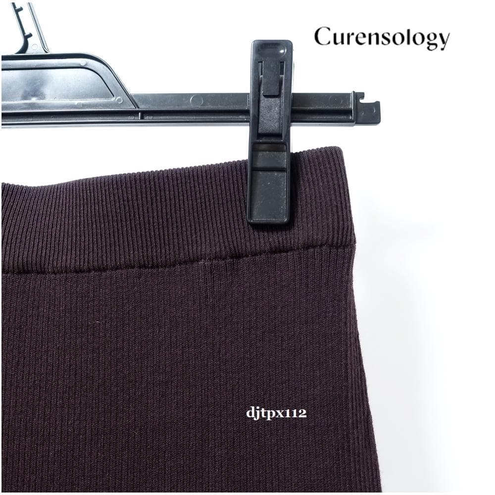美品 Curensology *2024ss 定番コットンリブタイトスカート