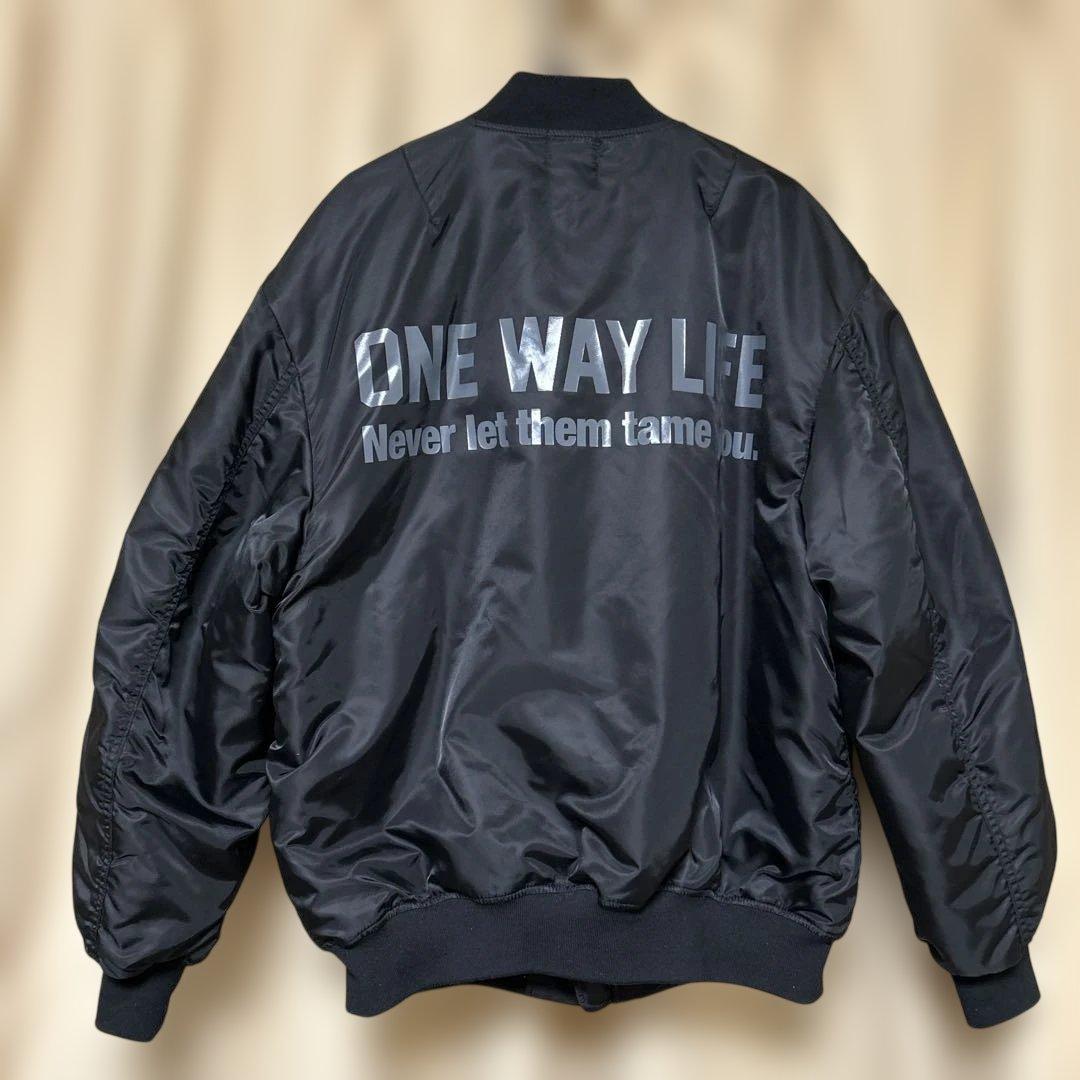 EVILACT イーブルアクトOne Way Life フライトジャケット L