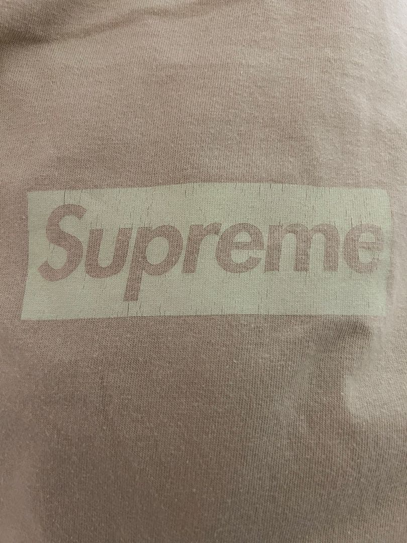 中古Supreme Tonal Box Logo Tee khaki L
