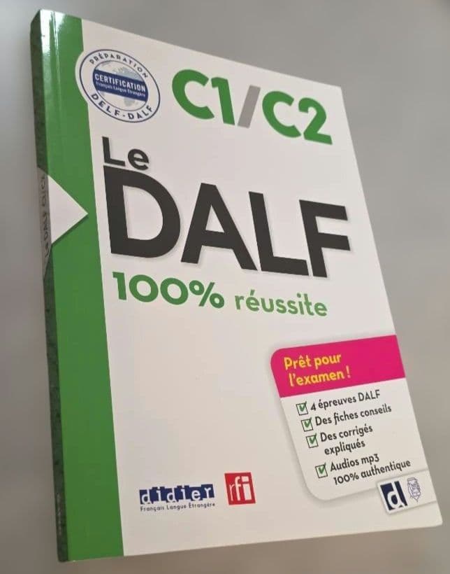 新品未使用フランス語上級者向けDALF C1/C2 試験対策参考書