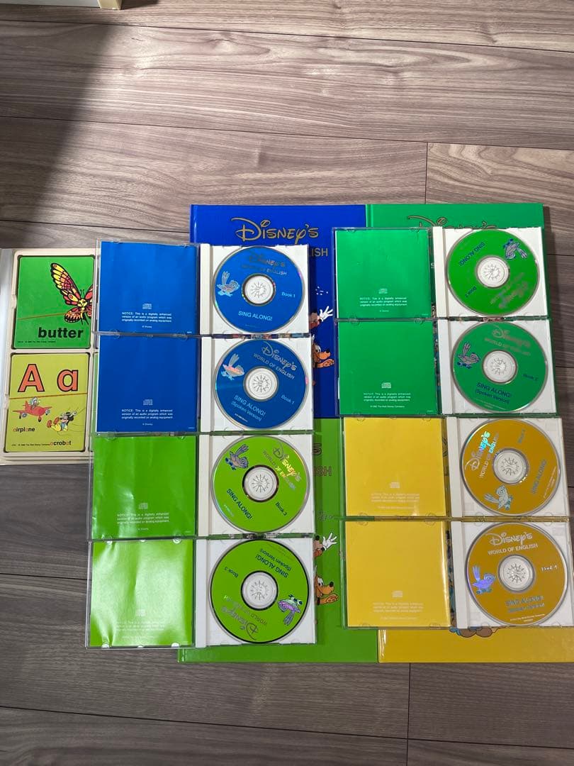 ディズニー　英語　シングアロング　CD カード　絵本
