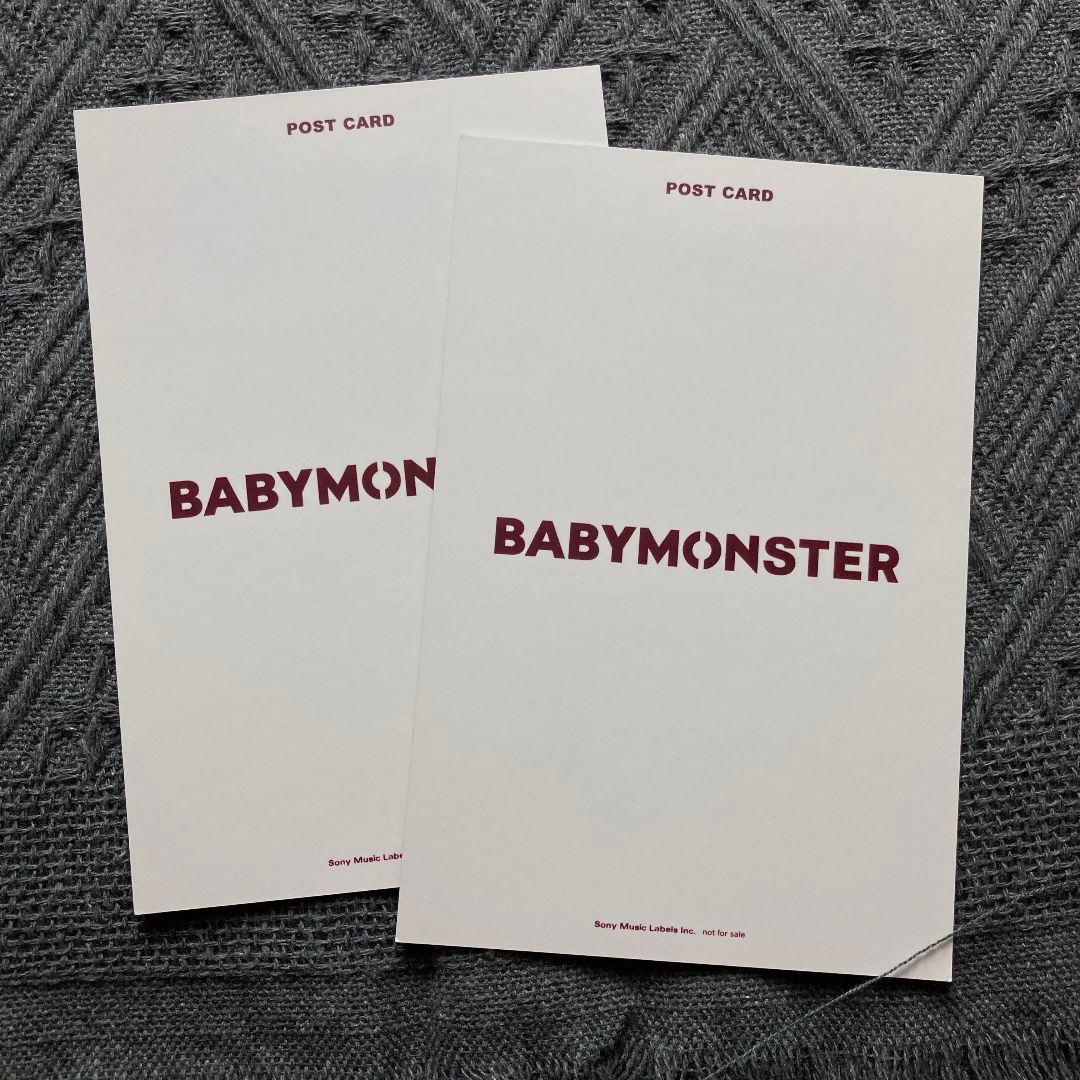 アサ BABYMONSTER 5/11/12 B賞 ペンミ ポストカード