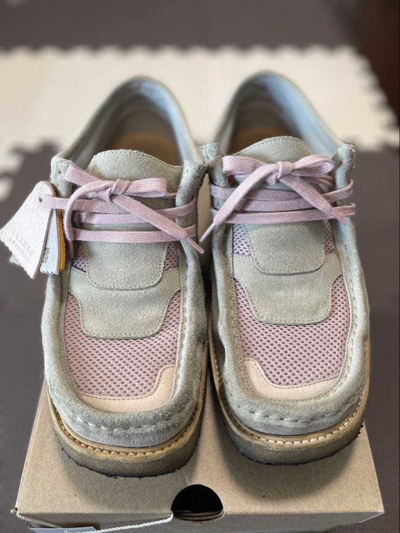 UNION TOKYO x CLARKS ワラビー ピンク 27.5