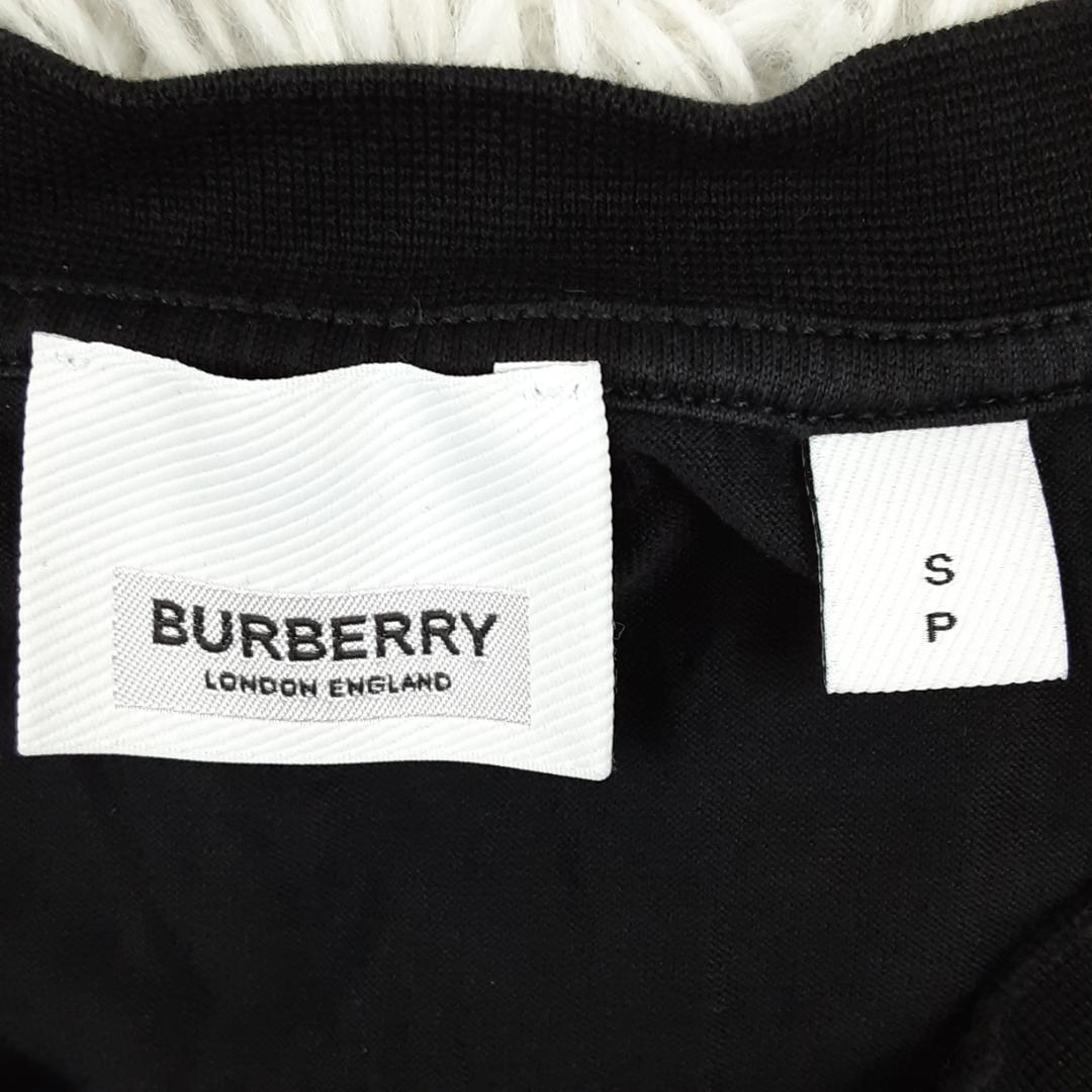 美品◎BURBERRY バーバリー TBロゴ Tシャツ ブラック 現行タグ