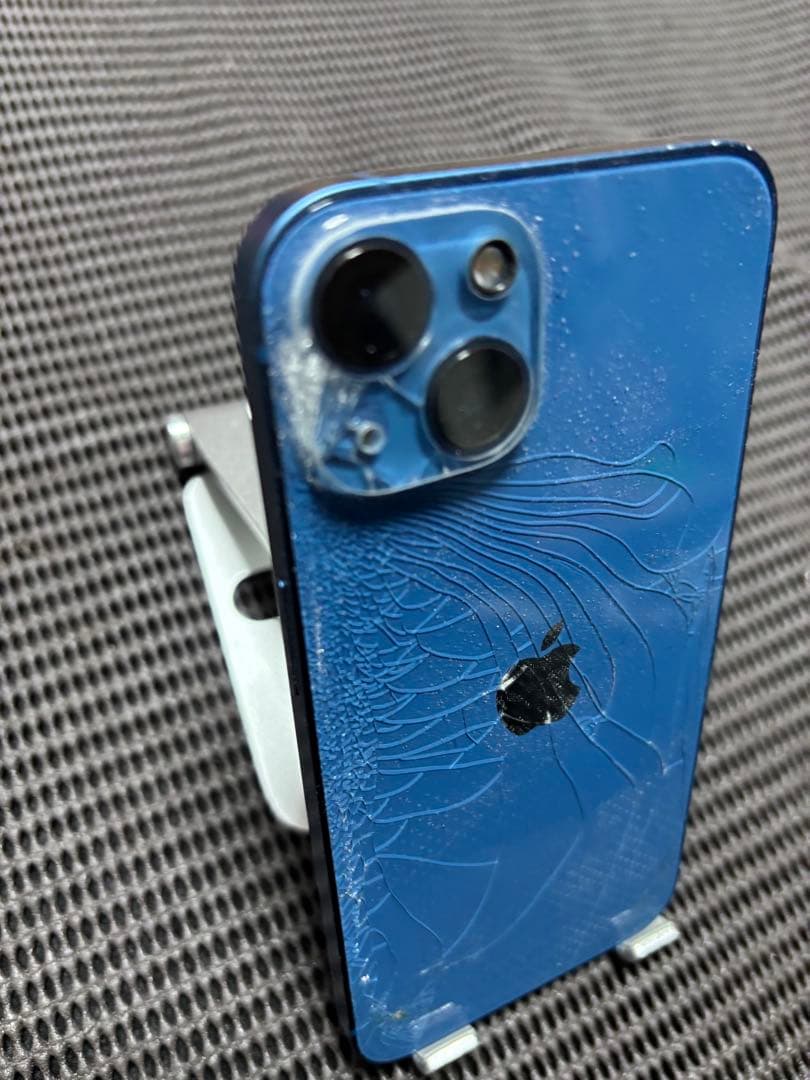 【背面割れ】iPhone13 MLNG3J/A 128GB ブルー SIMフリー