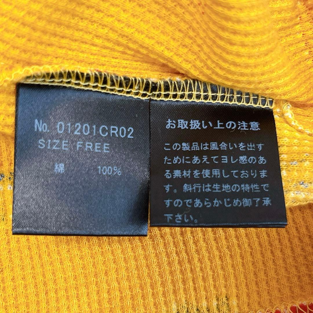 極美品✨️ヒステリックグラマー イエロー サーマル 総柄 ワッフル キャミソール