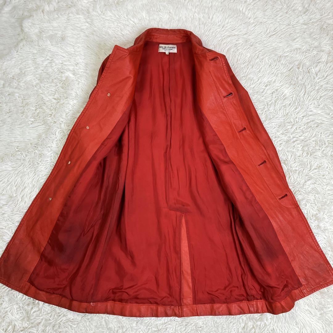 【希少】COMME des GARCONS コムデギャルソン　レザーコート　M