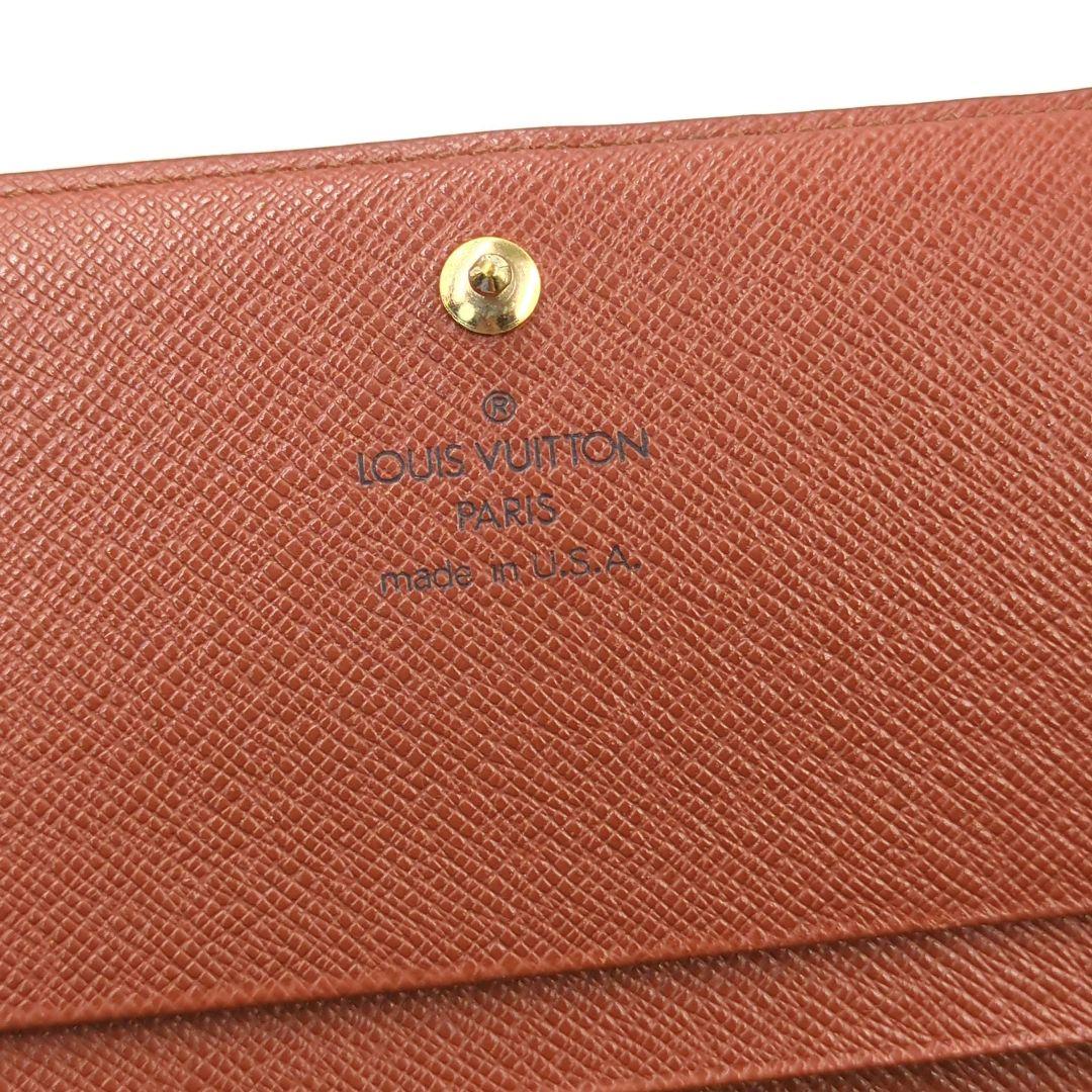 Louis Vuitton ポルトモネビエ　トレゾール　二つ折り財布モノグラム