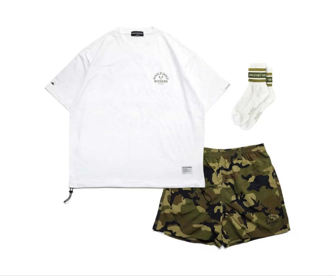 GOOLD GOLF ROCKERS CAMO迷彩 上下setup Lサイズ