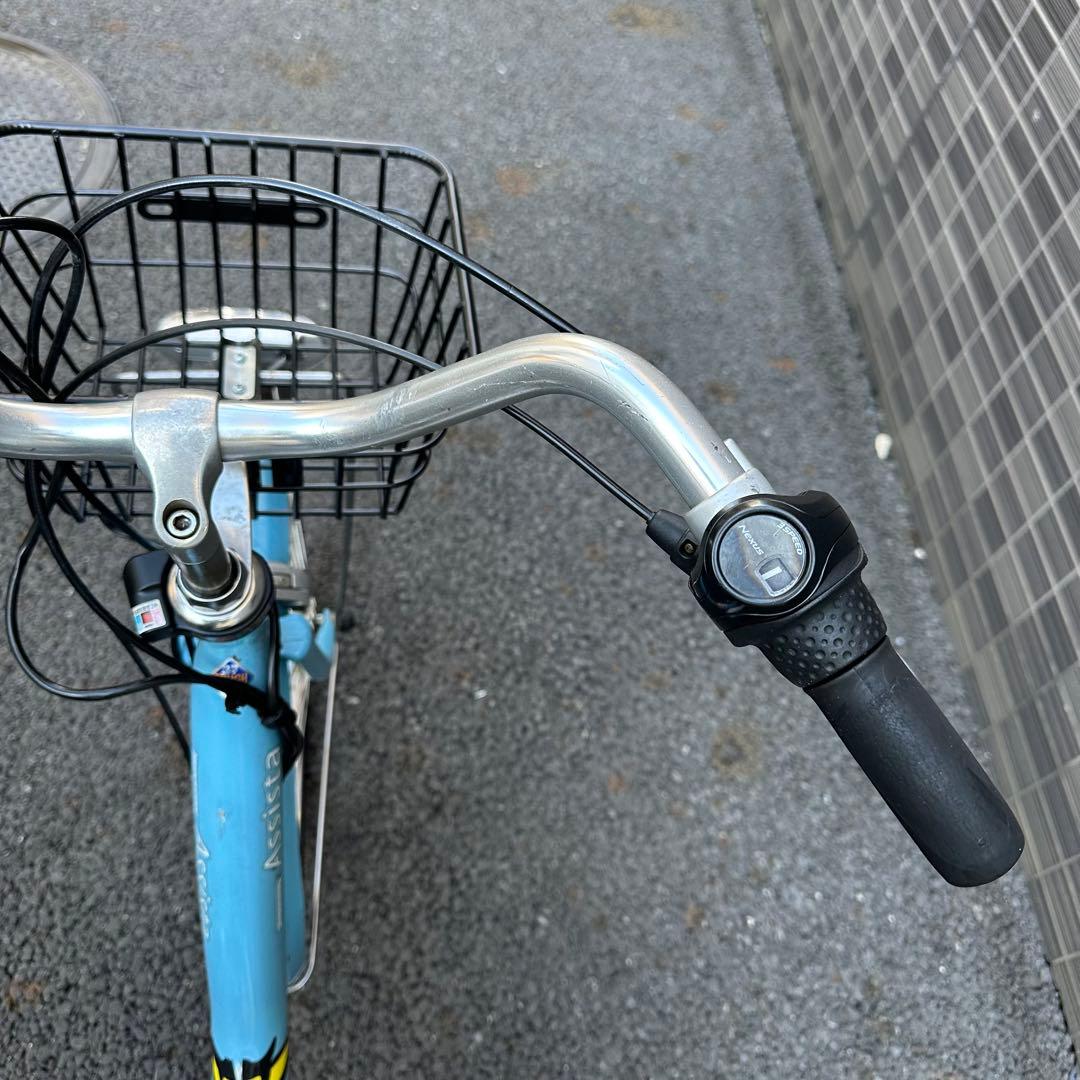 最終価格　ブリヂストン　電動自転車　アシスタ　24インチ　前カゴ付き