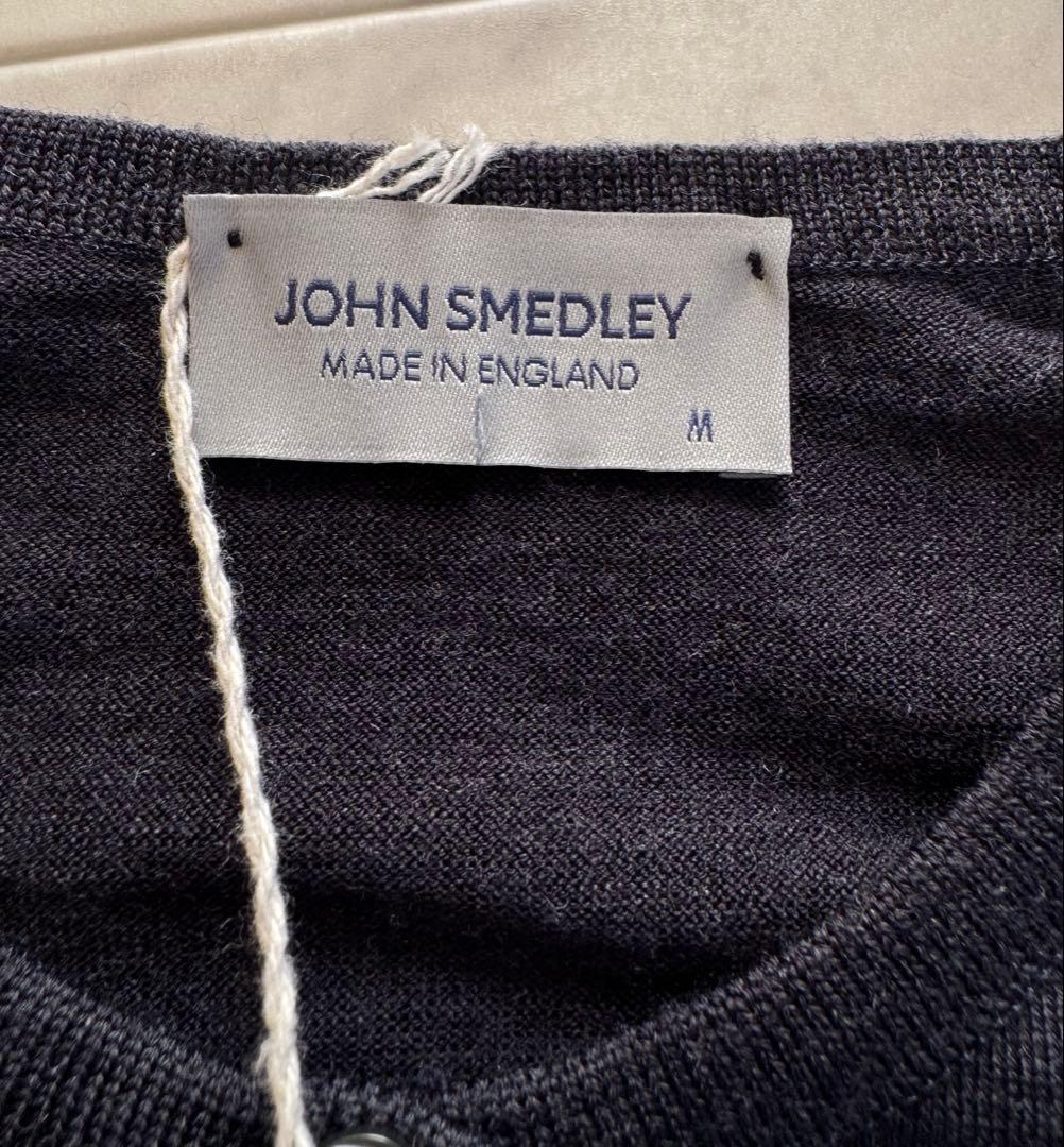【新品未使用】JOHN SMEDLEY(ジョンスメドレー)ニットカーディガン