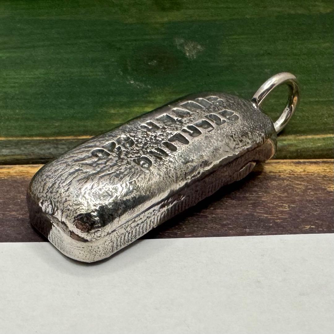n*ぽ様 銀原価スタート【銀塊】一点物インゴット　SILVER 925刻印 23