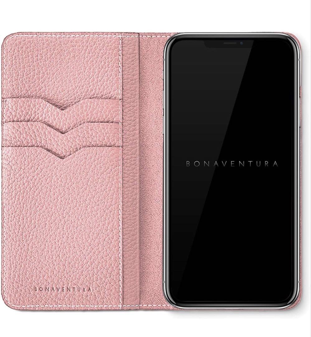再値下げ⭐︎ボナベンチュラ　グレージュ×サクラ　新品　iPhone11pro用