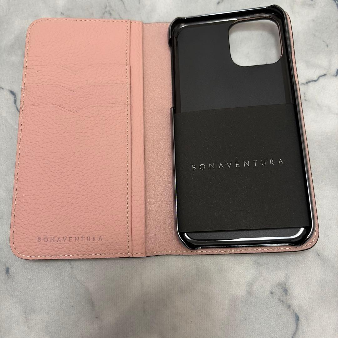 再値下げ⭐︎ボナベンチュラ　グレージュ×サクラ　新品　iPhone11pro用