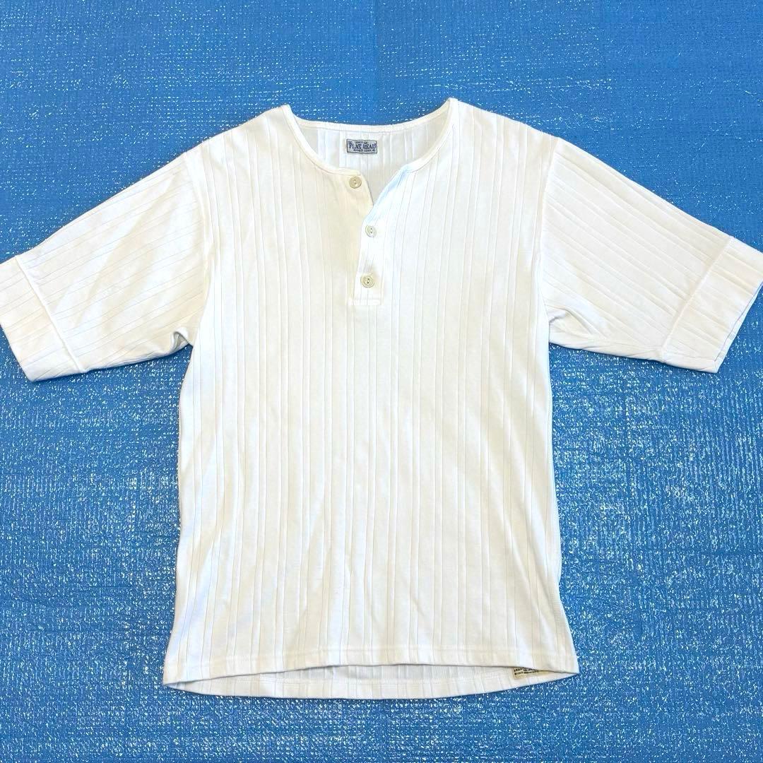 THE FLAT HEAD ヘンリーネックTシャツ サイズ40 未使用品